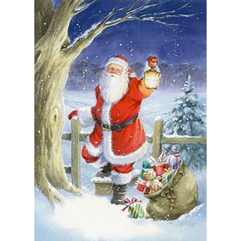 DIY Рождественская алмазная живопись 5D Санта-Клаус Алмазная вышивка Мозаика Набор для вышивки крестом Ремесла Подарок Настенное искусство Домашний декор