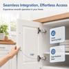 3pcs 165 Degree Cabinet Hinge Soft Closing Closet Hinge Durable Door Hinge  Cabinet