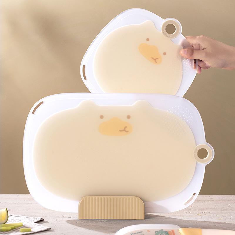 Антибактериальный набор пластиковых разделочных досок против плесени для кухни и нарезки фруктов.