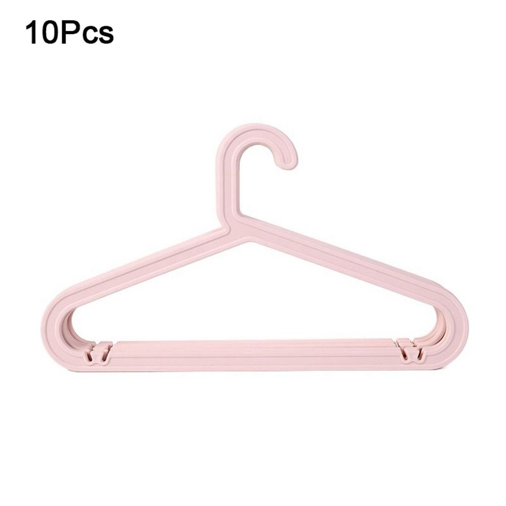 10Pcs Plastic Clothes Drying Rack Nordic Style Baby Hangers Clothes Display Hangers for Home