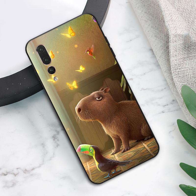 Чехол с капибарой для Huawei Nova 12s 12i 11i 8i 7i Y73 Y70 Y90 Y60 Y72 Y61 Y91 9 10 SE P40 Lite P30 Pro