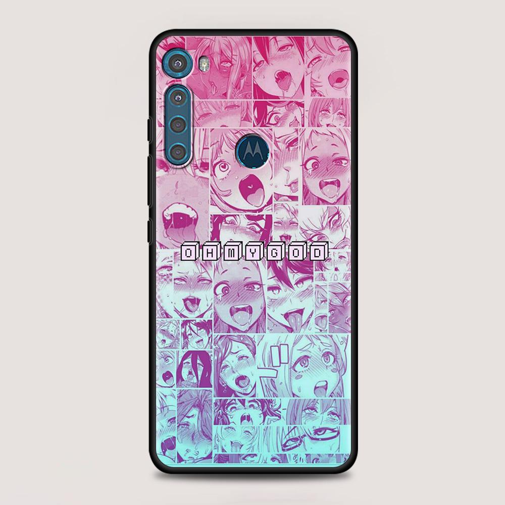 Аниме девушка хентай Harajuku для MOTOROLA One Fusion Shell для Moto G10 G9 G8 Plus Play Power One G20 G30 G40 G50 G60 Edge 20 чехол