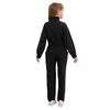 Girls Practical Wear Stand Collar Jumpsuit for Daily Activities