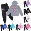 Boys Girls Sweatsuit Clothing Hooded Sweatshirt Jogging Sweatpants Tracksuits Set Fashion Outfit