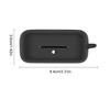 Silicone Case Earphone Case Cover with Carabiner Wireless Earbuds Charging Box Protective Shell for Sony WF-C510 Charging Case