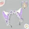 Handmade Cat Ear Headband Lolita Simulation Animal Ears Hairband New Furry Hair Band  Cosplay