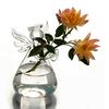 Clear Angel Shape Glass Hanging Vase Terrarium Hydroponic Pot Flower Home Decor Glass Terrarium Hydroponic Pot Angel Shaped Vase