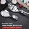 Large Stainless Steel Spoon Holder Heat Resistant Stable Base for Cooking Coffee Table Kitchen