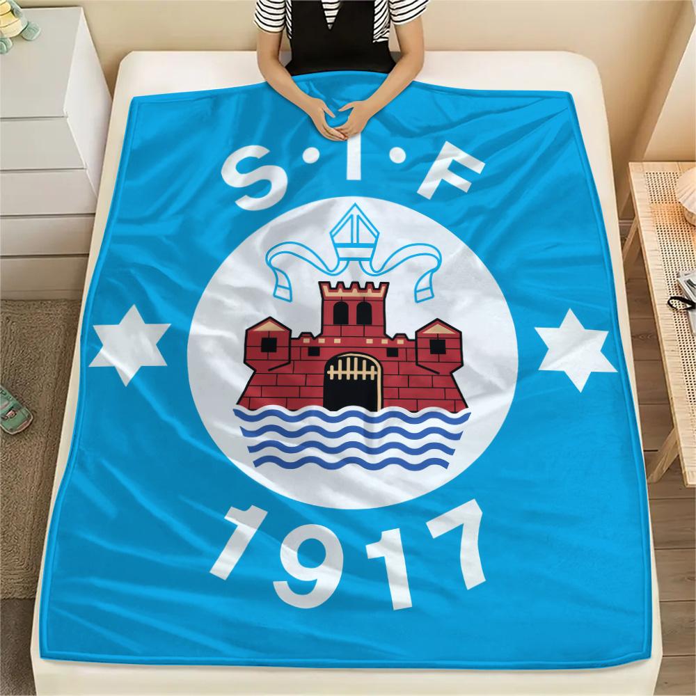 Silkeborg Sports Association Print Flannel Blanket, High quality Comfortable for All Seasons, Home Decor, Warmth and Comfort