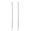 925 Sterling Silver Accessories Earrings Wire Snake Chain Tassel Stud Earrings for Jewelry Making