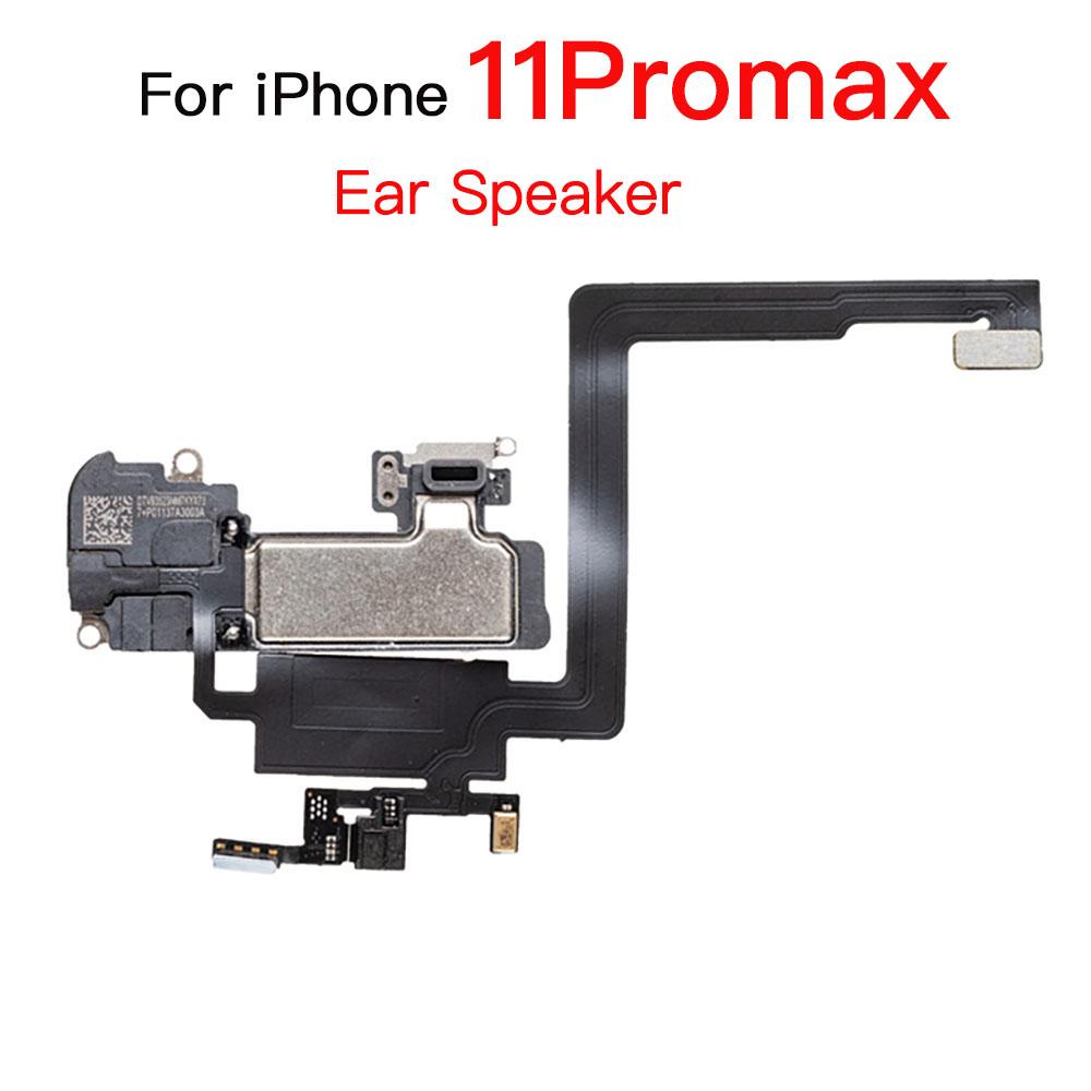 Шлейф слухового динамика для замены на iPhone X XR XS 11 12 Mini Pro Max Слуховой динамик Верхний динамик Датчик освещенности Микрофон