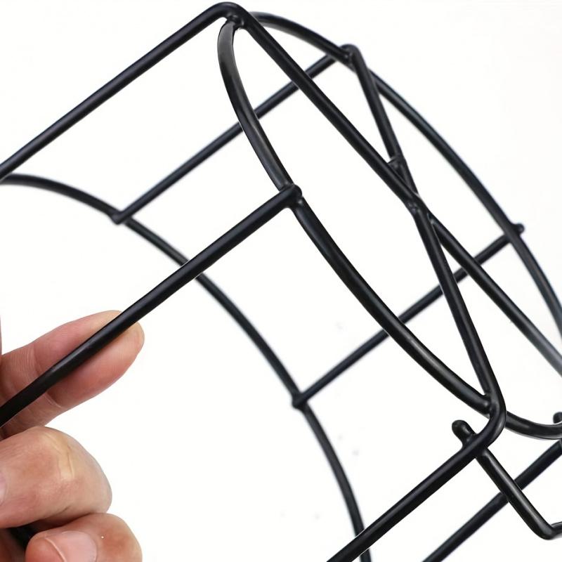 4 шт. стильных круглых металлических подвесных кашпо — идеально подходят для балкона, сада и внутреннего декора