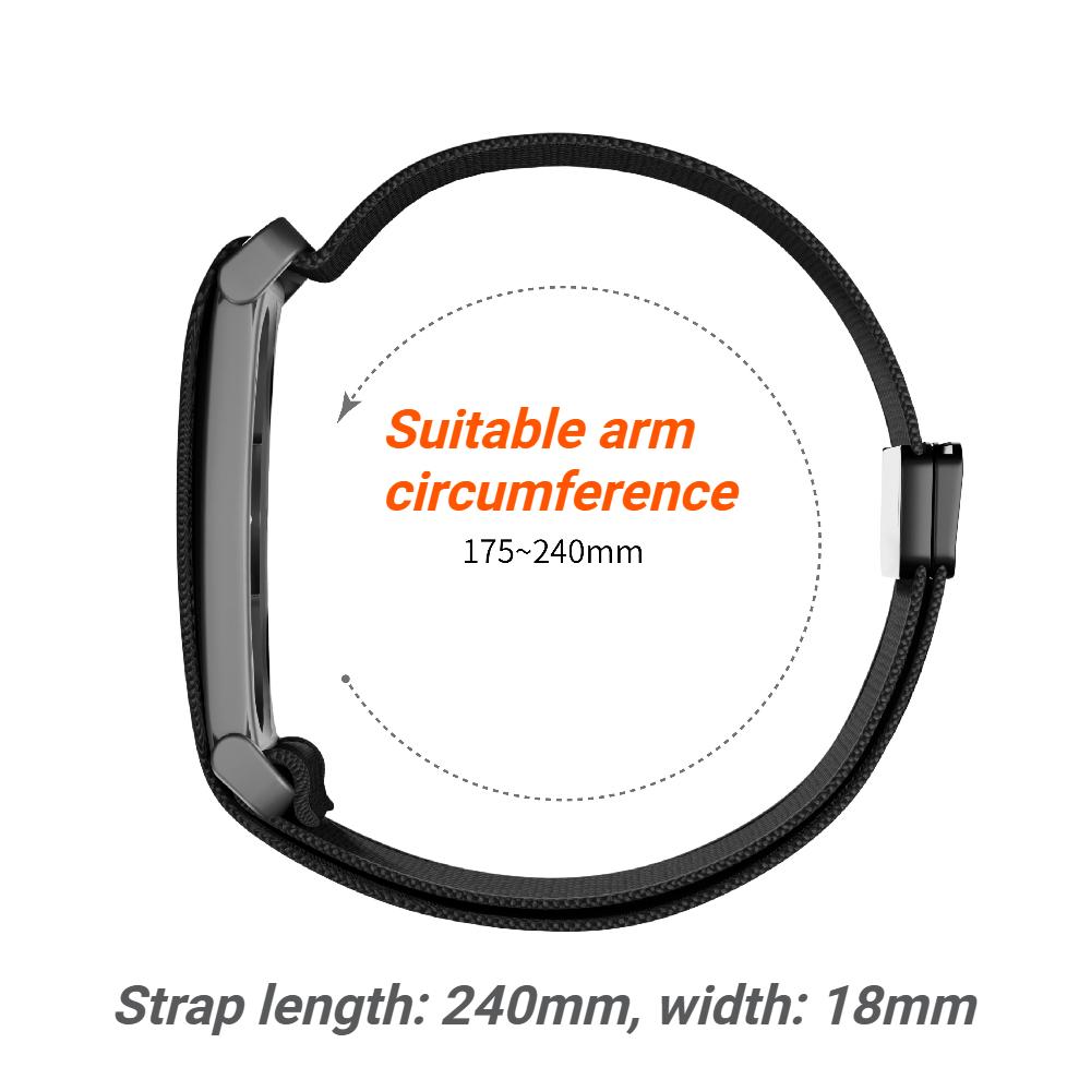 Sport Nylon Braided Watch Strap For Google Fitbit Air Loop Bracelet Breathable Band Wristband for Fitbit Air Fitness Tracker Magnetic Band