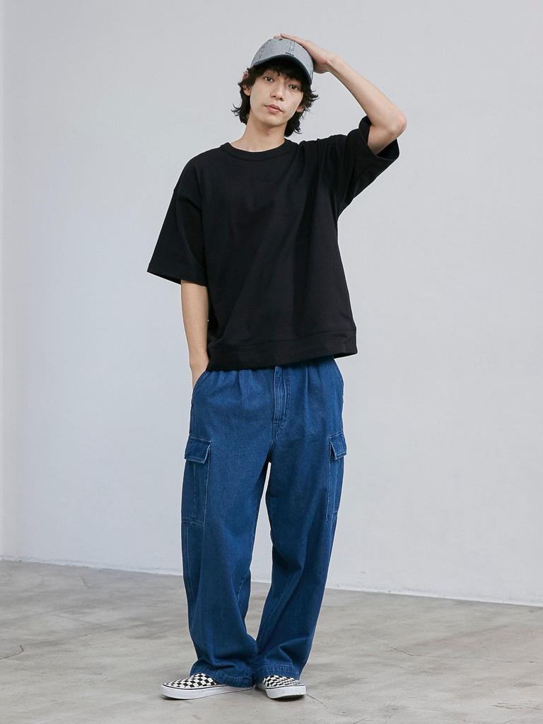 Cohen C.DENIMS Джинсовые брюки карго Easy 75406030379 1950 ТЕМНО-СЕРЫЙ(19) M