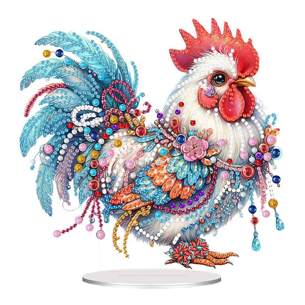 Акриловые мультяшные животные алмазная живопись настольные украшения набор ведьма 5D DIY алмазное искусство настольные украшения для взрослых начинающих