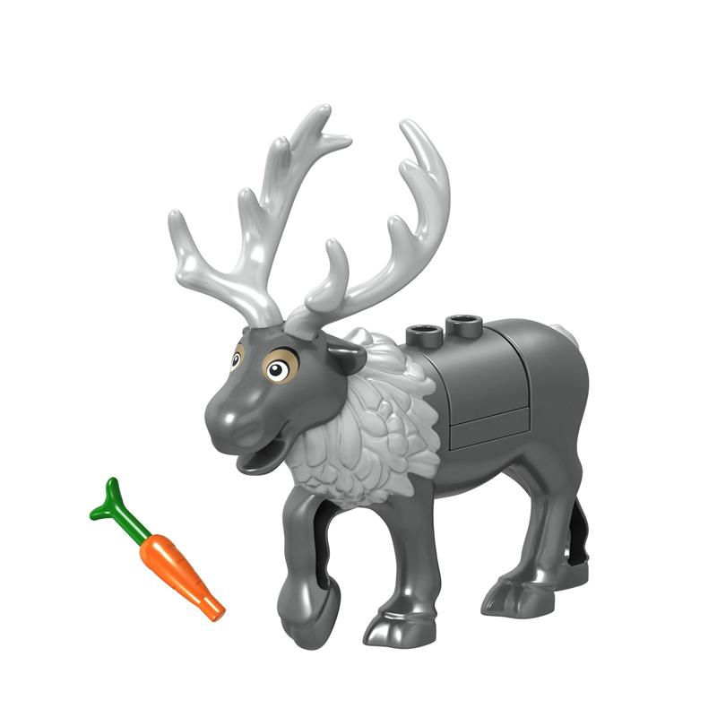 MOC Ферма Зоопарк Животные Строительные блоки Крокодил Акула Дельфин Шимпанзе Корова Леопард Развивающая игра Аксессуары Кирпичики Детские игрушки