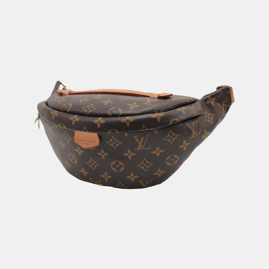 [Pre-Owned] Bumbag Classic Monogram Coated Canvas With Natural Cowhide - Very Good #1K0TO0A