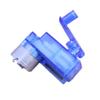 Blue Transparent 310 Hand Crank Generator for 3V Small Motor Lighting Led Lamp Beads Mini Dynamotor Fan Model Toy Accessories