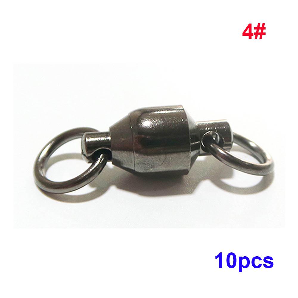 Стальные вертлюги Бочкообразные Рыболовные аксессуары Шарикоподшипниковый Рыболовный коннектор Вертлюжное кольцо Заводное кольцо