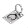 Нержавеющая сталь 316 Лодочный Морской Подъемное кольцо Ручка Тяга Палубный Люк Шкафчик Подъем 2,44" x 1,7"