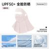New 3D Full Face Sun Protection Mask Breathable UPF50+ Ice Silk Mask Dustproof Neck Protection Sunshade Face Mask Summer