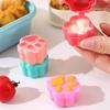 4pcs Mini Lunch Bento Soy Sauce Box Cute Design Plastic Portable Sauce Jars Condiment Dispenser Mini Salad Tomato Sauce Bottle