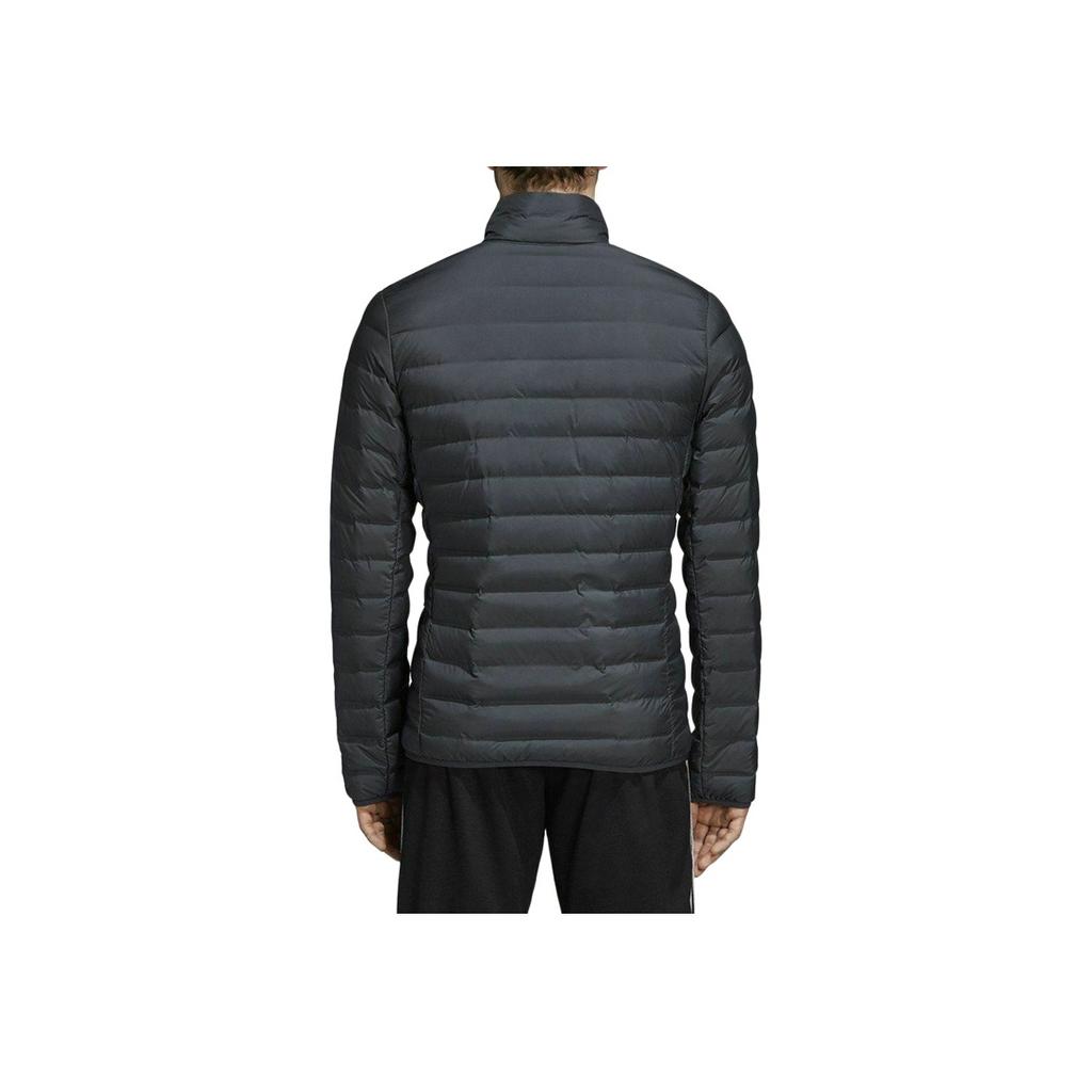 Adidas Outdoor Sports Fitted Down Jacket Winter Men Outerwear Charcoal-Black CY8732