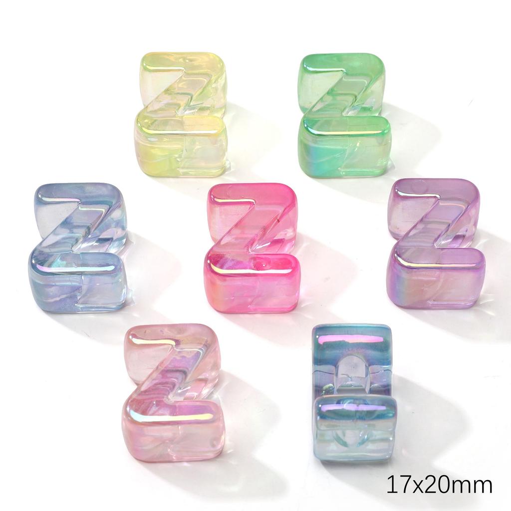 5 шт. Акриловые бусины Радуга Солнечный свет Бусина с буквой Для DIY Ожерелья Браслета Серег Изготовления Ювелирных Изделий Аксессуары для Рукоделия