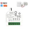 Tuya Мини Zigbee Умный 4-канальный модуль автоматического выключателя, совместимый с Alexa