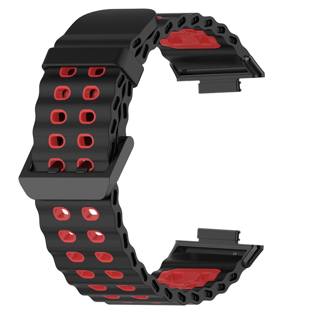 Силиконовый ремешок для Redmi Watch 5, ремешок для Redmi Watch 4, Xiaomi Mi Band 8 Pro/9 Pro, двухцветный дышащий ремешок, спортивный браслет