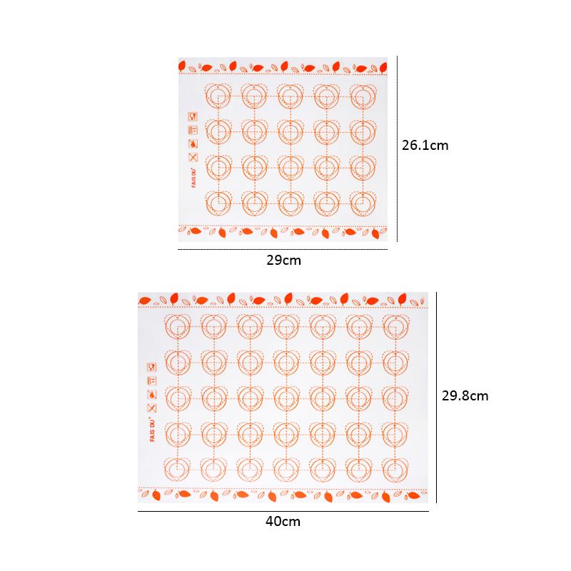 Силиконовый коврик для выпечки, антипригарный коврик для макарон, помадка, формы для выпечки, подставка для печенья, духовка для дома, тортов, кондитерские инструменты, коврики для раскатывания теста