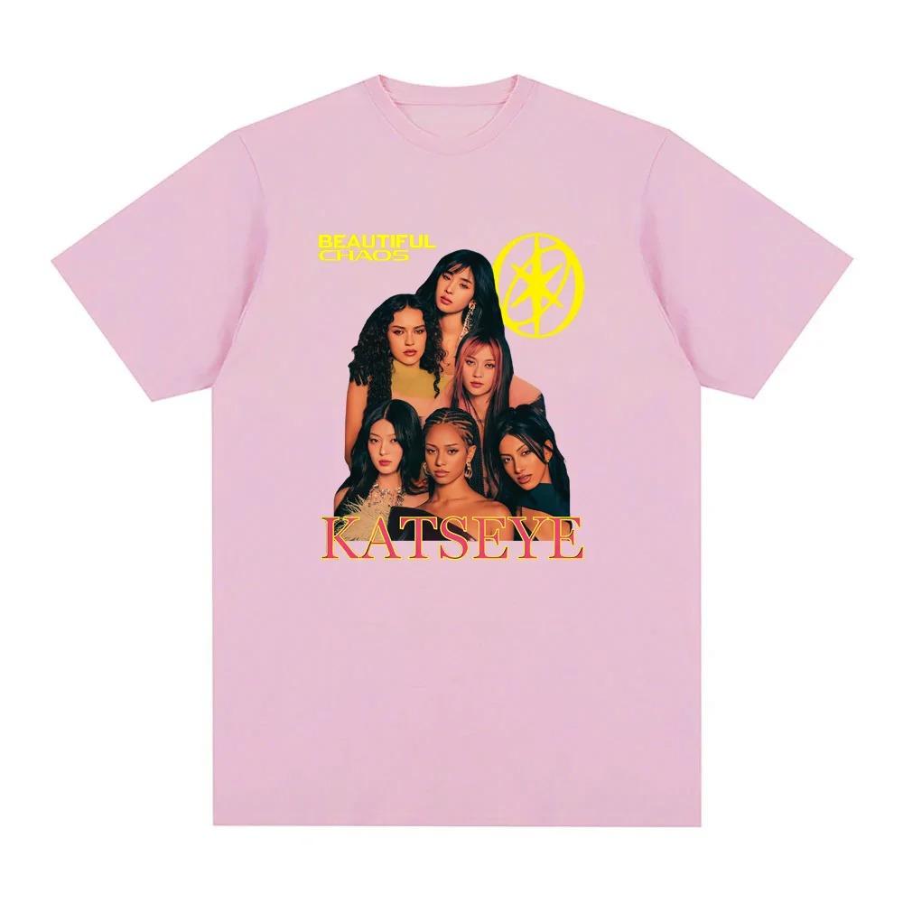 Женская футболка с графическим принтом KATSEYE Im Gnarly Camiseta 100% Хлопок Летняя Повседневная С Коротким Рукавом Женские Мужские Футболки