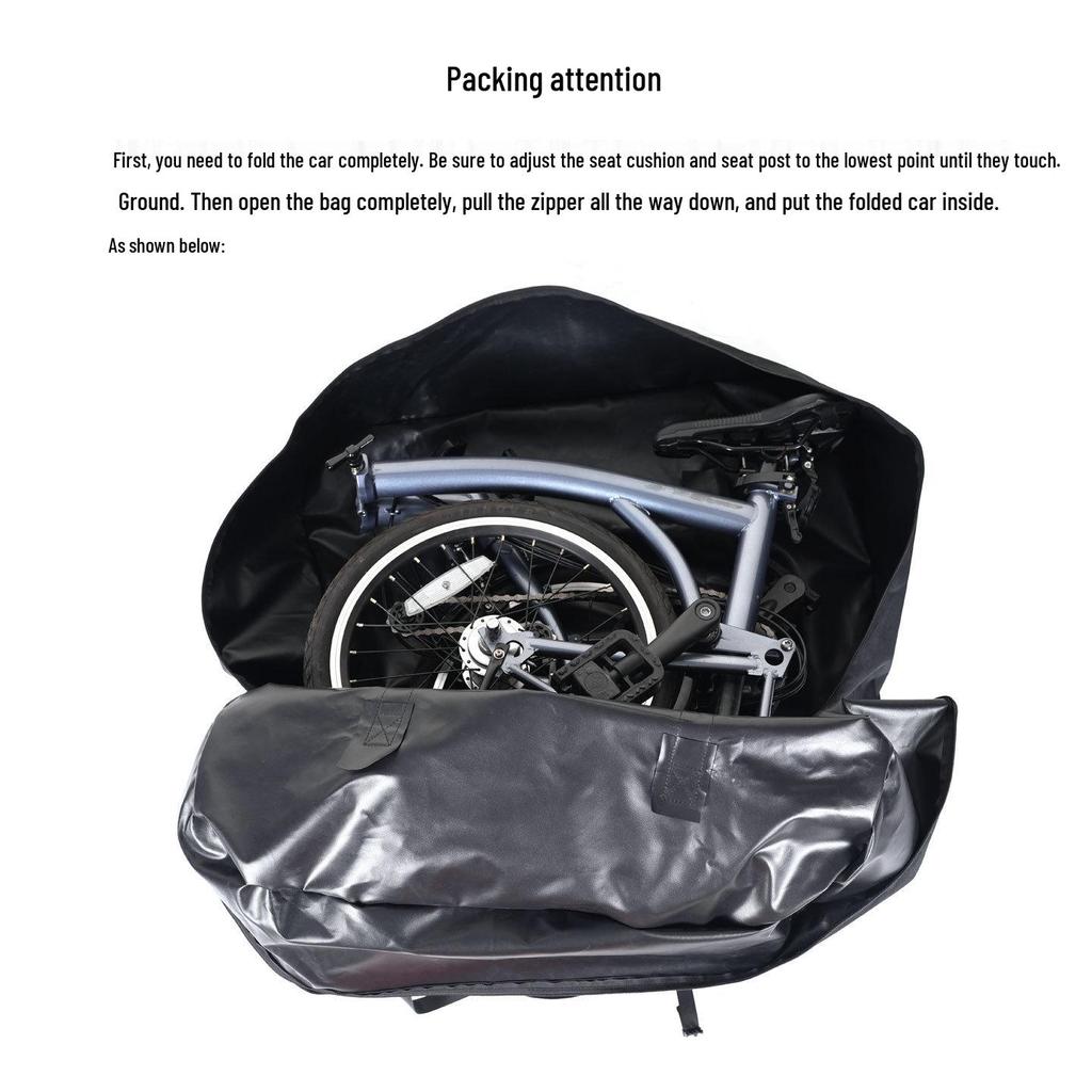 Складная сумка SUKOU для велосипедов Brompton и Dahon 14"-20"