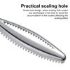 1/2Pcs Fish Scale Scraper Tool Stainless Steel Fish Cleaning Kit with Comfortable