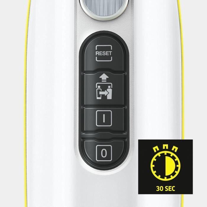 Balai vapeur SC 3 Upright EasyFix KARCHER - 1600W - Chauffe rapide 30s -Nettoie 60 m²Elimine jusqu'a 99.99 % des virus