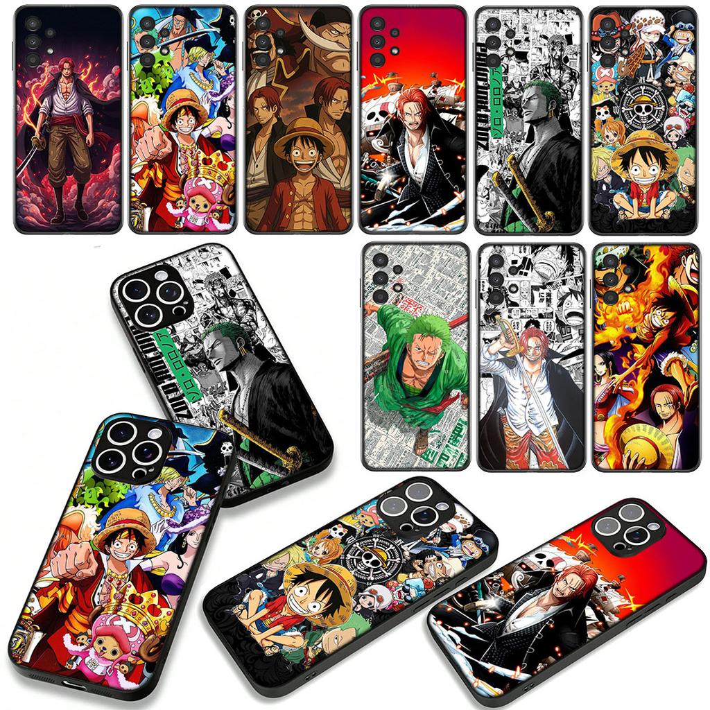 ONE Shanks PIECES Luffy Zoro Cover Phone Case for Apple iPhone 17 16 15 11 Pro XS Max XR 6 7 8 Plus + SE 2020 5 16E