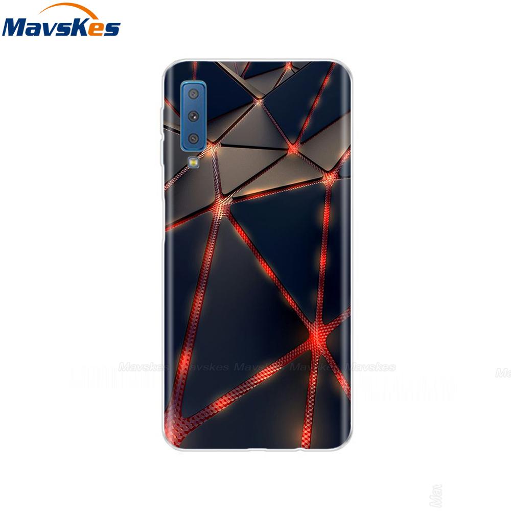 Силиконовый Чехол Для Samsung Galaxy A7 2018 Чехол A750 A750F Чехол 6.0' ТПУ Чехол для Телефона Для Samsung A 7 2018 750 750F Fundas Coque