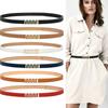 Регулируемый поясной ремень Тонкий пояс Пояс-корсет на талию Женский