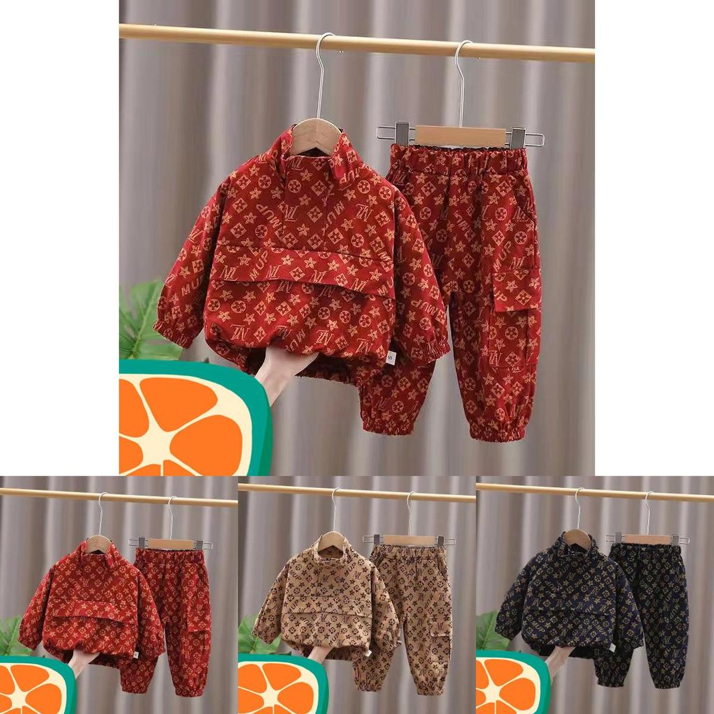 Baby Boy Autumn Clothes Set With Cotton Material For Toddler Kids Ages 1-3 Years