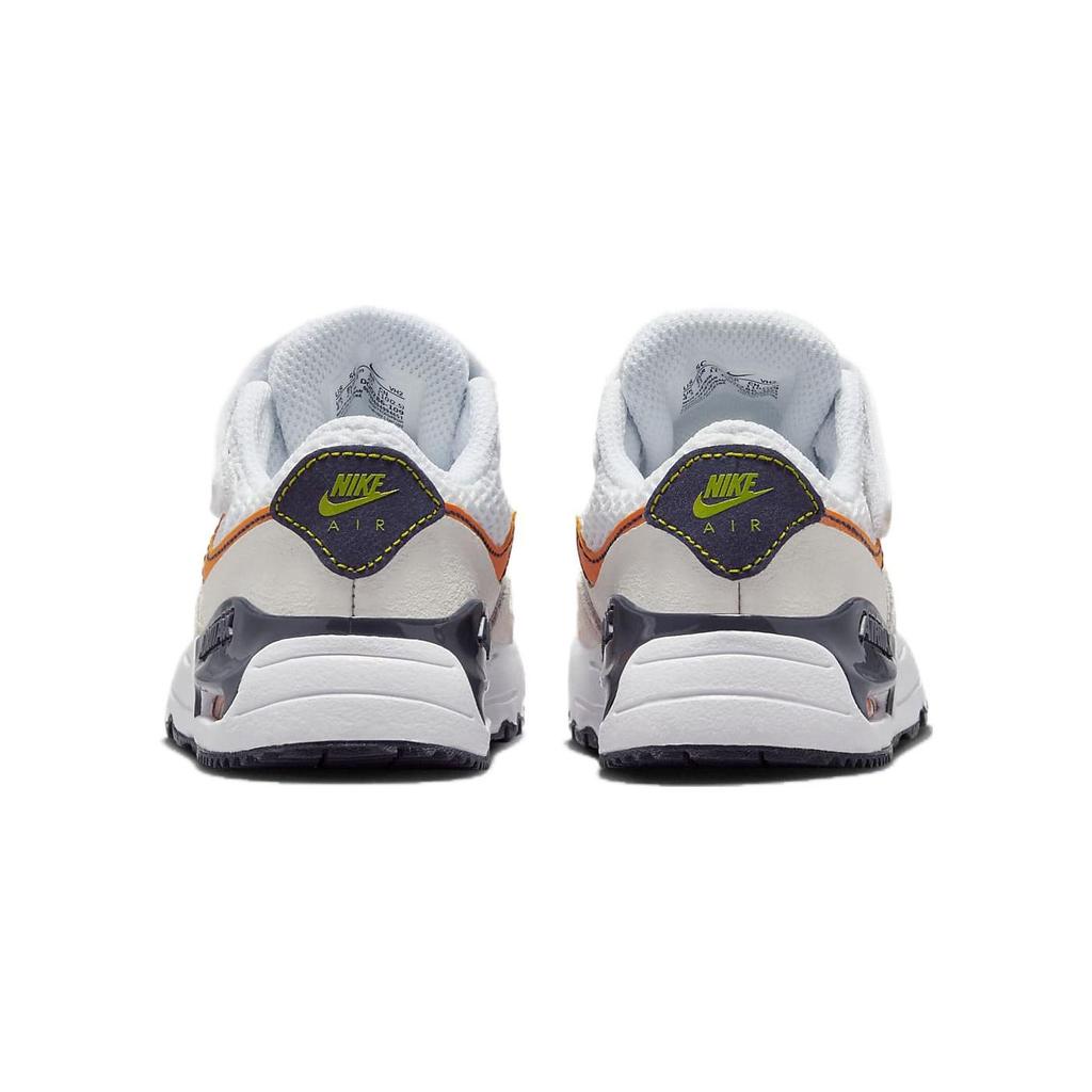 Nike Air Max Systm Прочные Кроссовки с Низким Верхом для Ходьбы Детская Обувь Белый Оранжевый DQ0286-109