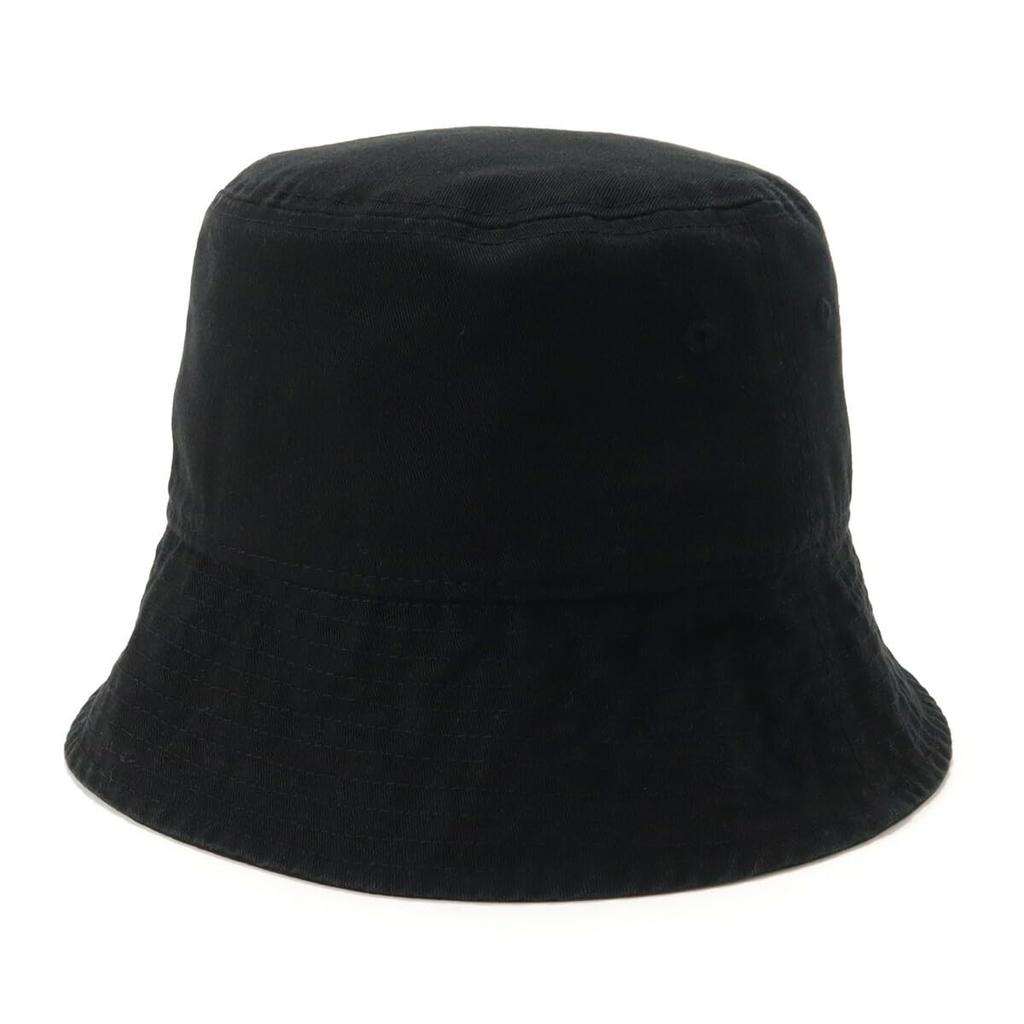 [New Era] Sailor Brim Bucket Hat, Plain, Black, SM, BKT01, SAILOR BLK WHI, 25J