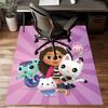 Custom Gaby's Bubble House Mat Personalized Name, Polyester Washable Indoor Entryway Rug, Gift for Christmas, Easter, Thanksgiving Day