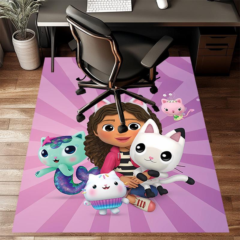 Custom Gaby's Bubble House Mat Personalized Name, Polyester Washable Indoor Entryway Rug, Gift for Christmas, Easter, Thanksgiving Day