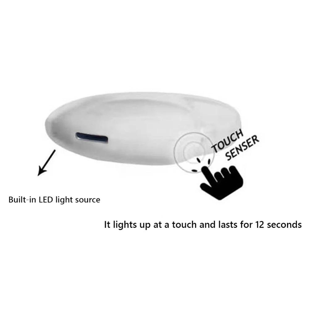 Lightweight Love Shape Keychain Light Touch Sensitive Heart Shape Bag Lamp  Xmas Gifts