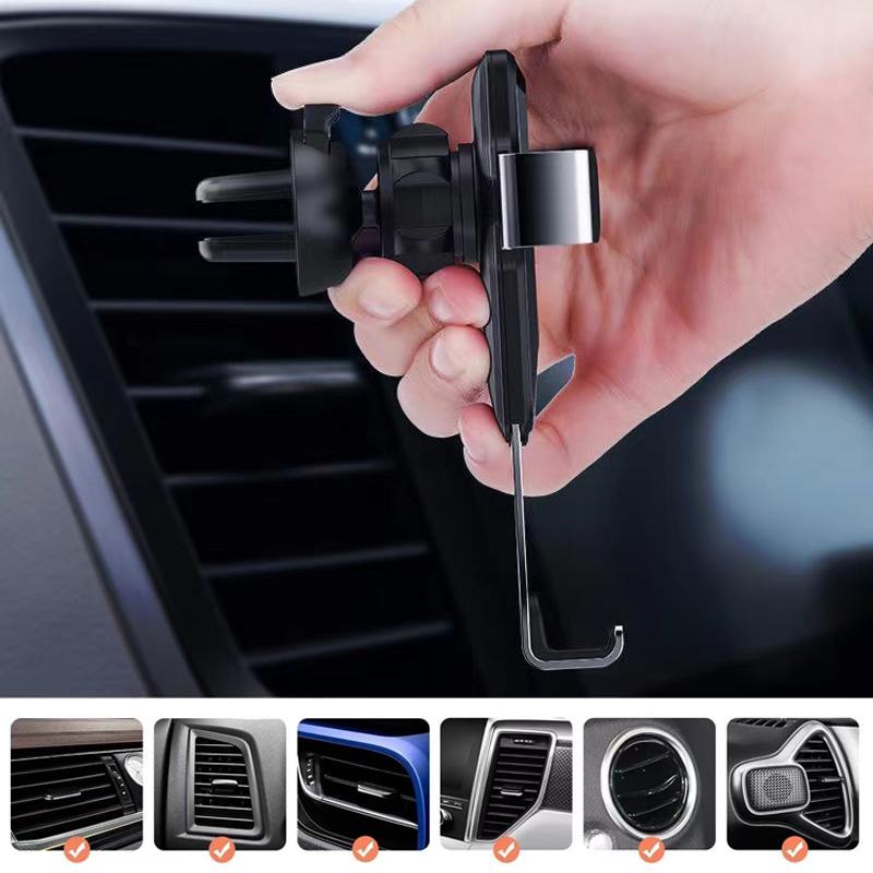 vdrhn8 Car Air Vent Phone Holder with Auto Clamp Support Stand - Suitable for Skoda Models (Octavia A7, Octavia RS, Fabia, Superb)
