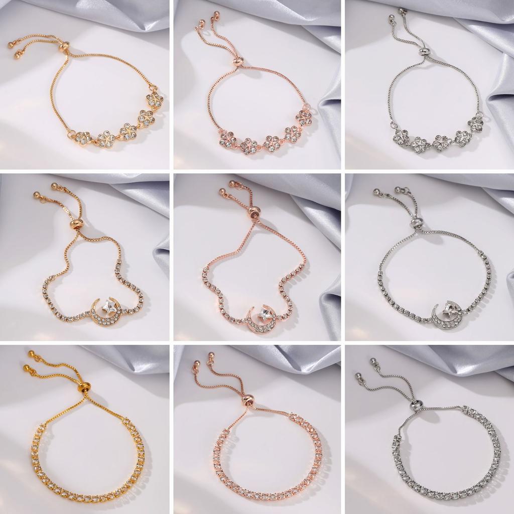 Модный геометрический кристальный регулируемый браслет с бахромой, нишевый, легкая роскошь, персонализированный браслет, ювелирные изделия высокого класса