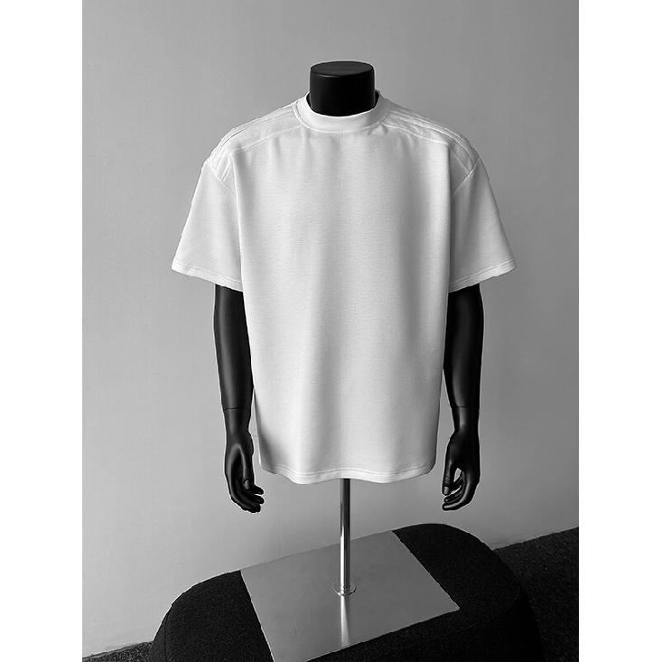 Fashion Brand Men's Letter Print Short-Sleeve T Men's Summer T-shirt Ins Fashion Brand Loose Casual Top