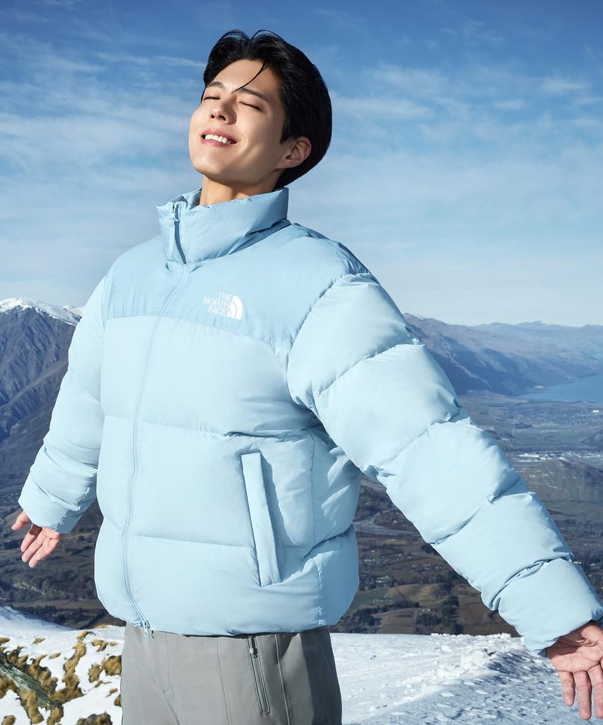 The North Face Мужская пуховая куртка Cloud Nuptse Nj1Dr62D (Rds) Светло-синий