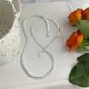 New S925 Sterling Silver Luxury Chain For Men Womens Fashion Minimalist Choker Necklaces Charm Shinning Classical Party Gift