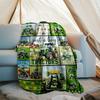 Truck Theme Printed Blanket - Perfect for Couch, Bed, Travel & Outdoor Use | Machine Washable, Cozy & Durable.